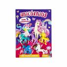 Livro - Unicórnios - Colorir e Brincar com 5 Miniaturas