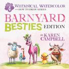 Livro Whimsical Watercolors and How to Draw, série 4 Barnyard Livro Whimsical Watercolors and How to Draw, série 4 Barnyard