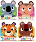 Livros Cartonados Cuidado com Coala, Macaco, Tigre e Urso - Orelhinhas de pelúcia