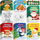 Livros de atividades de Natal Winrain 60PCS para lembrancinhas de festa para crianças