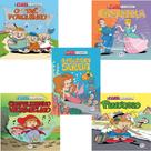Livros infantis com histórias fantásticas conjunto com 5 und Livros infantis com histórias fantásticas conjunto com 5 und