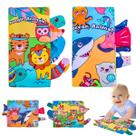 Livros Infantis para Bebê Kit 2 unidades de Tecido Montessori Sensorial Coordenação Atividades Brinquedo Educativo Livros Infantis para Bebê Kit 2 unidades de Tecido Montessori Sensorial Coordenação Atividades Brinquedo Educativo