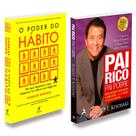 Livros o Poder do Hábito + Pai Rico Pai Pobre - OBJETIVA - ALTA BOOKS
