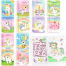 Livros para colorir BenLouis Unicorn Mini 24 unidades para festa infantil