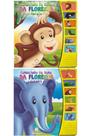Livros sonoros Conhecendo Os Sons: Elefante + Macaco - 2 vol Livros sonoros Conhecendo Os Sons: Elefante + Macaco - 2 vol