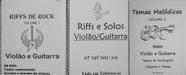 Livros Tablaturas e Partituras Violão Guitarra em 3 Volumes