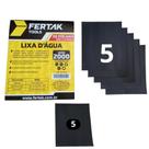 Lixa 2000 kit 5 D'água Polimento Lixamento Acabamento Folhas Superfície Grão Lixadeira Farol