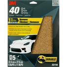 Lixa 3M 32118 40 Grit 5 folhas 23x28cm