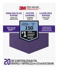 Lixa 3M Advanced 150 Grit, pacote com 20, 9 x 11 polegadas para madeira e metal