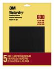 Lixa 3M Wet or Dry 600 Grit Ultra Fine 5 folhas 23x28cm