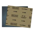 Lixa DÁggua Rocast 230 X 280 Mm Grão 180 Pacote Com 25 Folhas