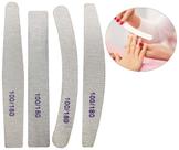 Lixa De Unha 100/180 Lavável Profissional Para Unhas de Gel Acrigel Fibra de Vidro
