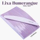 Lixa de Unha Bumerangue 100/180 Kit com 25