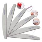 Lixa do Tipo Boomerang para Unhas Gel, Acrigel e Porcelana (6 Und)