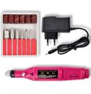 Lixa Elétrica Manicure E Podólogo Polidora Bivolt Rosa