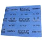 Lixa Ferro 230 X 280 Mm Grão 100 Rocast Embalagem Com 25 Unidades