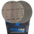 Lixa Para Vidro Resollixa 6 Polegadas Grão 120 - Disco de Lixa para Acabamento