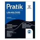 Lixa Pratik Massa e Madeira G120 225x275mm - Embalagem com 50 Unidades