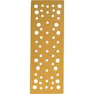 Lixa Retangular com Costado em Papel com Fibra de Poliéster 70 mm x 197 mm Grão 600 - Embalagem com 10 Peças - VONDER