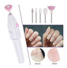 Lixadeira eletrica lixa unha polidor remove cuticulas 5 in 1