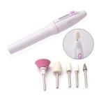 Lixadeira Elétrica Unhas Sem Fio A Pilha Portátil Manicure Profissional