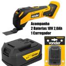 Lixadeira multifunção IMFV1817 VONDER 18V c/2 baterias 2.0Ah Lixadeira multifunção IMFV1817 VONDER 18V c/2 baterias 2.0Ah