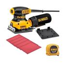 Lixadeira orbital dwe6411 110v dewalt + das20120s + dwht34192l