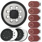 Lixadeira orbital Gnellkoor 5" de metal de 8 furos com 36 discos