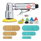 Lixadeira pneumática orbital aleatória VEVOR de alta velocidade 15000 RPM 58PCS