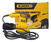 Lixadeira Roto Orbital Com 5 Lixas Cor Amarelo 110V Lixadeira Roto Orbital Com 5 Lixas Cor Amarelo 110V