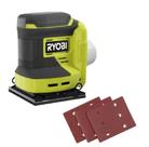 Lixadeira RYOBI ONE+ 18V sem fio, 1/4 de folha (somente para ferramentas) PCL401B