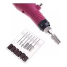 Lixadeira Unha Lixa Elétrica Profissional Bloco Motor Bivolt 5 brocas Lixadeira Unha Lixa Elétrica Profissional Bloco Motor Bivolt 5 brocas