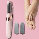Lixador Elétrico de Pés Recarregável - Removedor de Calos e Pele Morta - Pedicure Automático, 2 Velocidades, USB