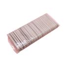 Lixas De Unha Descartáveis Cinzas 100un. Mini Lixas De Madeira Dupla Face Portáteis Para Manicure