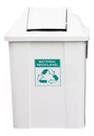 Lixeira 100litros Tampa Basculante Cores Coleta Seletiva Jsn