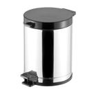 Lixeira 10,5l inox c/ped/balde