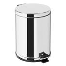 Lixeira 10,5l inox c/ped/balde vl