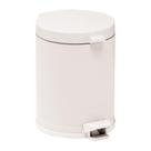 Lixeira 10,5L Metal C/Pedal Branco Viel Lixeira 10,5L Metal C/Pedal Branco Viel