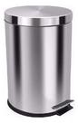 Lixeira 12 Litros Com Pedal Aço Inox Cesto Interno Removível