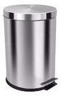 Lixeira 12 Litros Com Pedal Aço Inox Cesto Interno Removível