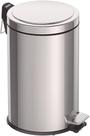 Lixeira 12 litros Inox Tramontina com pedal e cesto em PP