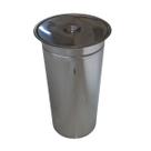 Lixeira 12LTS 25X50CM Pia Cozinha Embutir No Granito Em Inox