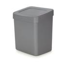 Lixeira 2.5 litros Quadrada Cinza Neo Forma