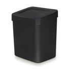 Lixeira 2.5 litros Quadrada Preto Neo Forma
