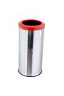 Lixeira 25 Litros Cesto De Lixo Inox Aro Esmaltado Cozinha
