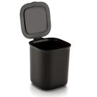 Lixeira 2,5 Litros Preta 2000 - Dasplast