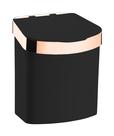 Lixeira 2,5 litros preto/cobre Lixeira 2,5 litros preto/cobre