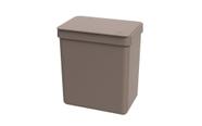 Lixeira 2,5l Warm Gray Single Coza 16,4 x 11,8 x 18,5 cm