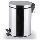 Lixeira 3 Litros Aço Inox com Pedal Cesto Removível Lixeira 3 Litros Aço Inox com Pedal Cesto Removível