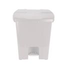 Lixeira 30L branca quadrada com pedal P30 JSN